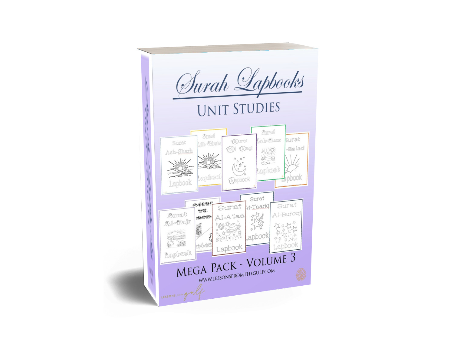 Mega-Pack-Volume-3D-Cover Surah Lapbook Mega pack Volume 3 - Single School License