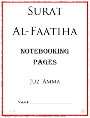 Surat Al-Faatiha Surat Al-Fatiha